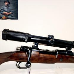 (2416) Carabine De Chasse A Verrou Artisan Allemand Jagdhaus Wilhelmshöhe Karabiner 98 K Cal.9,3X62 