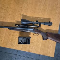 fusil cal.12 Mansart mercury juxtaposé