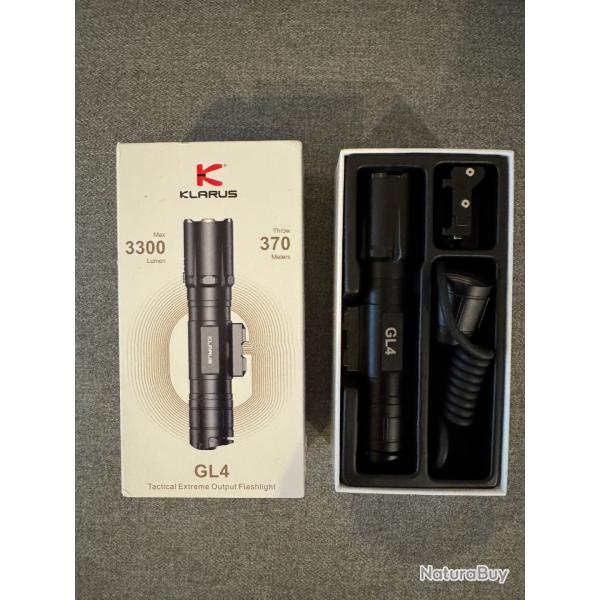 Lampe tactique Klarus GL4 3300 Lumens