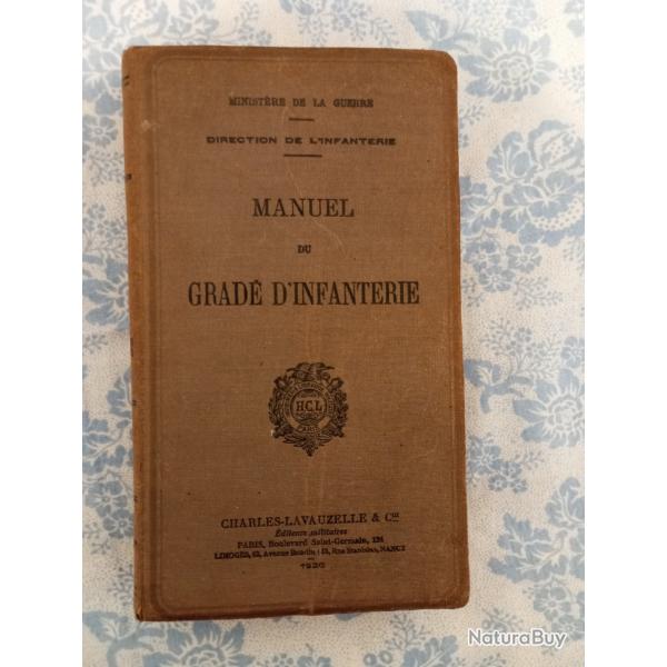 Manuel du grad d'infanterie.1920