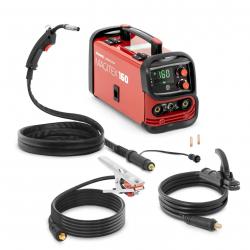 Poste à souder professionnel à fil fourré 160 A facteur de marche 60% TIG LIFTARC MMA acier rouge 1