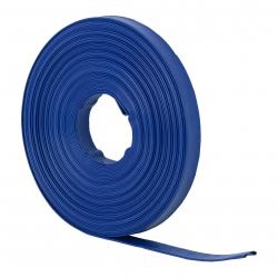Tuyau arrosage plat 1 pouce 1/2 50 m 0-7 bars tissu renforcé bleu 14_0010160