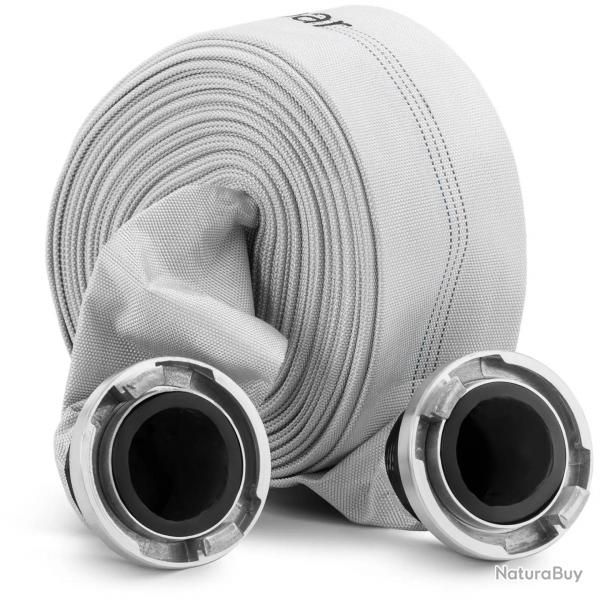 Tuyau d'arrosage 3 pouces 30 m 0-8 bars storz aluminium pvc polyester argenté 14_0010173