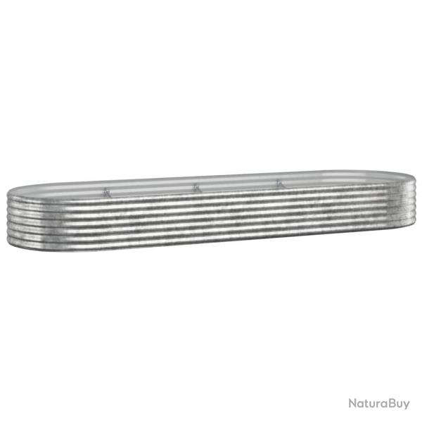 Jardinire bac lit surlev 322 x 100 x 36 cm plantes fleurs terrasse jardin de jardin acier enduit