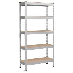Étagère pour charges lourdes étagère de rangement étagère de cuisine 5 niveaux 30 x 75 x 150 cm cap