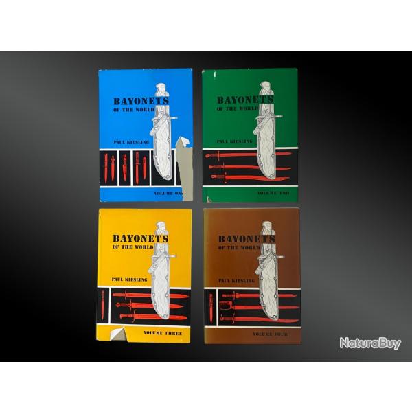 Livres BAYONETS OF THE WORLD - Les 4 volumes par Paul KIESLING
