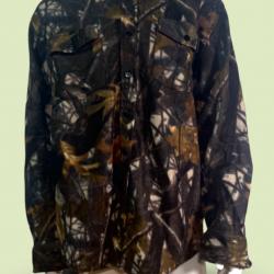Chemise Polaire Camouflage XL XXL Neuve