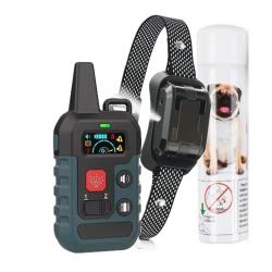 Collier de Dressage Chien à Citronnelle avec Télécommande  Anti-Aboiement Vibration Bip Rechargeable