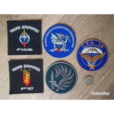 INSIGNES BREVET PARACHUTISTE écussons para coloniaux Chimère commando
