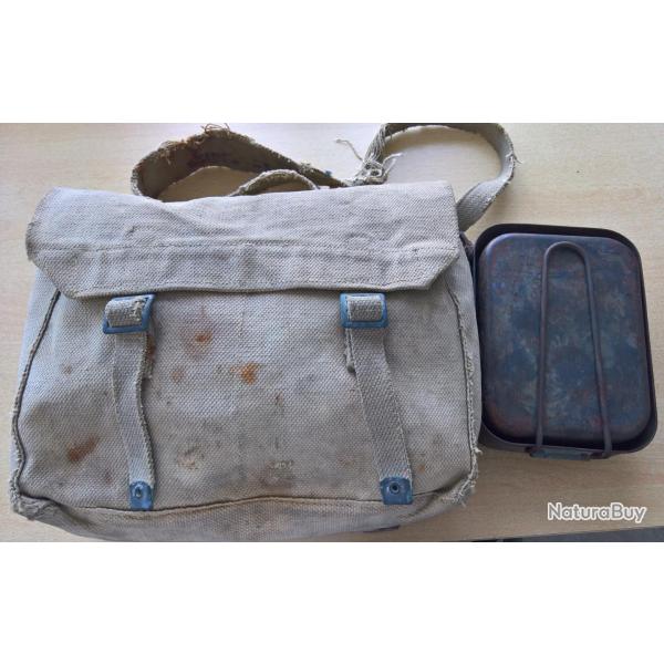 Lot Musette et gamelle Anglaise WW2