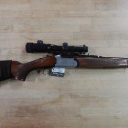 CARABINE EXPRESS ZOLI CAL.8X57 JRS + MONTAGE AMOVIBLE + LUNETTE  + MALETTE BON ETAT GENERAL OCCASION