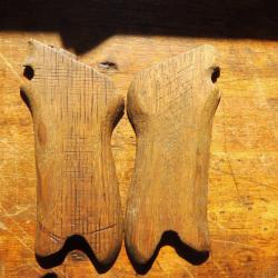 plaquettes de crosse en bois p 08 luger