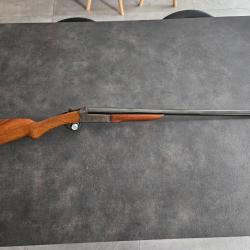 Très joli fusil mono coup dit "canardière" Webley and Scott calibre 12/70