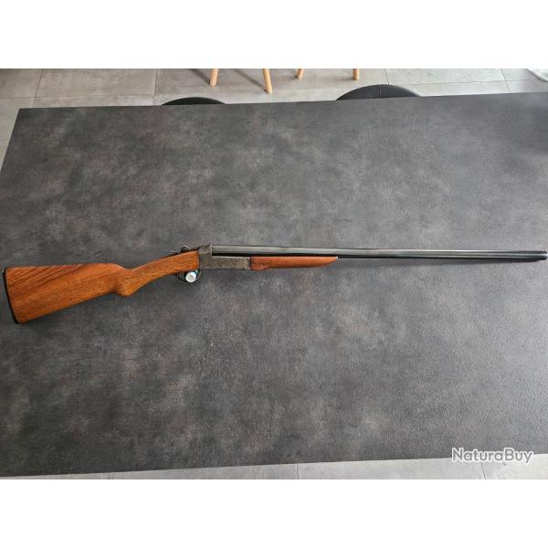 Trs joli fusil mono coup dit "canardire" Webley and Scott calibre 12/70