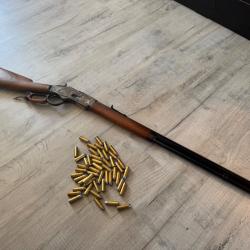 Carabine UBERTI 1873 fabrication 1978 cal.44-40 WIN OCTOGONAL SPORTING RIFLE + JEUX D'OUTILS !!!