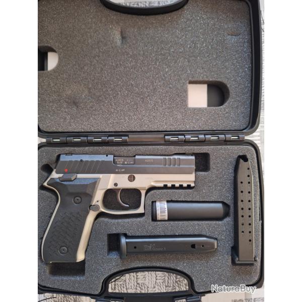 Pistolet AREX zero 1 standard sable cal 9x19