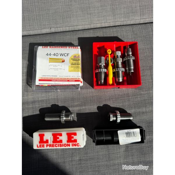 Jeux d'outils LEE 44-40 WIN COMPLET + SERTISSEUR + RACCOURCISSEUR