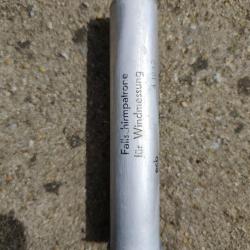 Cartouche allemande pour lance fusée fallschmirpatronen fur windmessung - ecb 1942