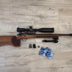 BENCHREST CARABINE CZ 457 MTR CANON MATCH + FALCON S18I 3-18X50 FFP + TUNER + BIPOD + SILENCIEUX !!!