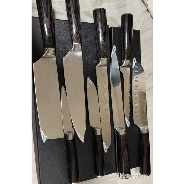 Vend set de 8 couteau cuisine