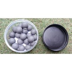 PROJECTILES DURS SILICONE/POUDRE ACIER en BOITE DE 20 POUR COUPELLE PYRO 15mm