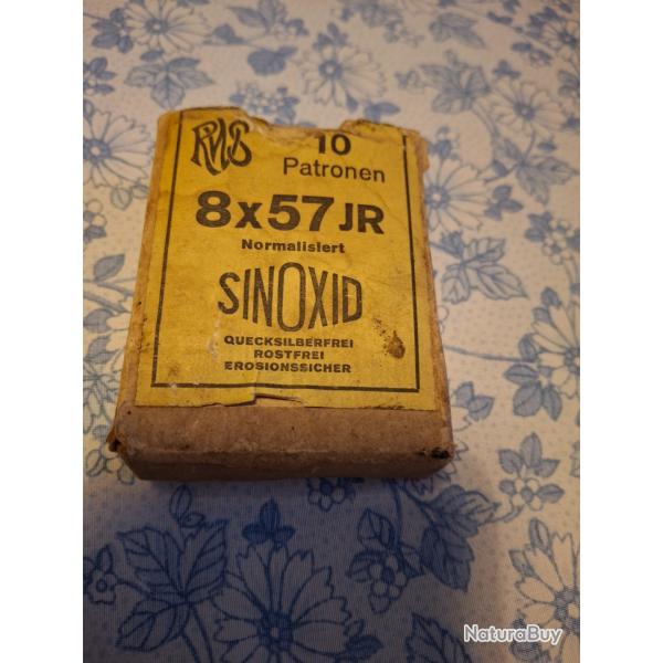 Balle de 8x57 JR dans l emballage d origine