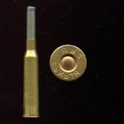6.5 x 57 R - Longue balle nickel pointe plomb - marquage : RWS 6.5X57R
