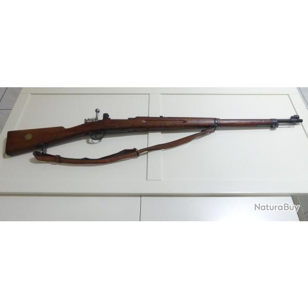 M96 MAUSER SUEDOIS 1900 OBERNDORF + DIOPTRE SODERIN - PROTEGE GUIDON ARME CATEGORIE D - Jaug 6.49