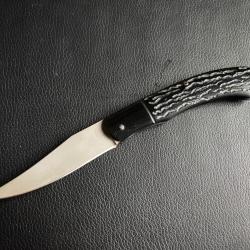 Couteau pliant cran forcé d'Artefakt Knives manche en G10 lame en D2