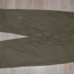 Pantalon Salopette en Toile Modèle 35/38 Français WW2 1939/1945 French (16)