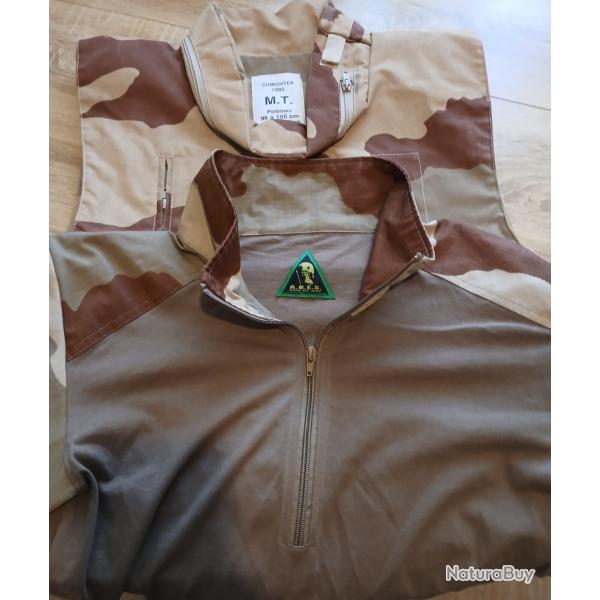Enssemble veste et gilet porte plaque desert