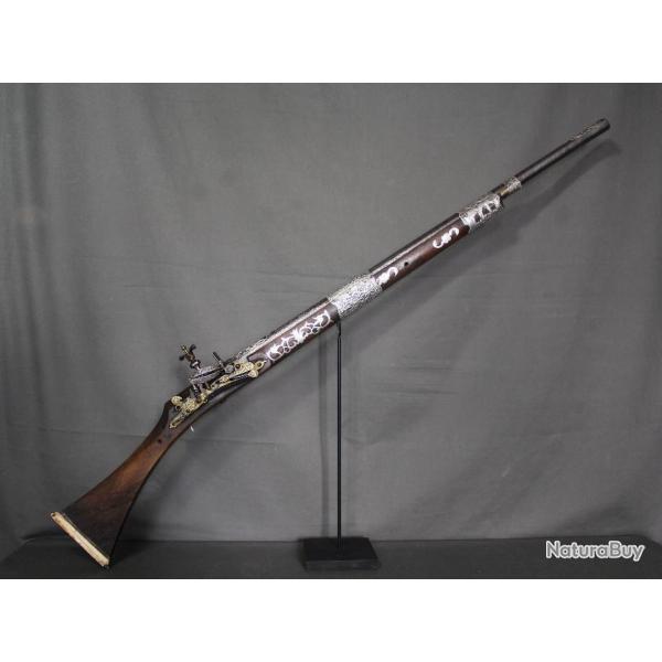 Fusil court moukhala Algrien avec canon damas - Algrie, dat 1855