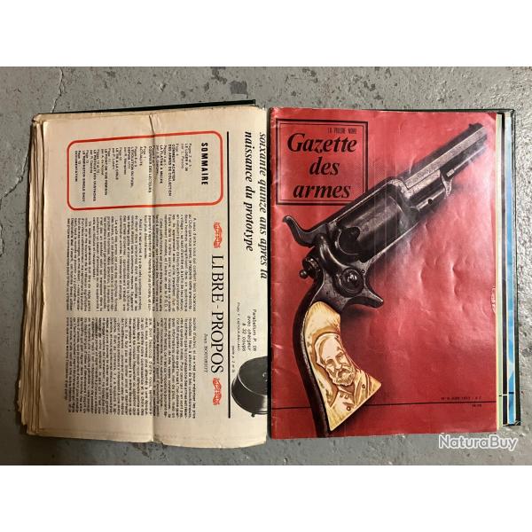 Srie de Gazettes des armes: de Juin 1972 jusqu' fin 1973 (relies dans un album)