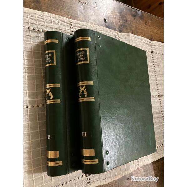Srie de Gazettes des armes: 1974 et 1975 (chaque anne relie dans un album)