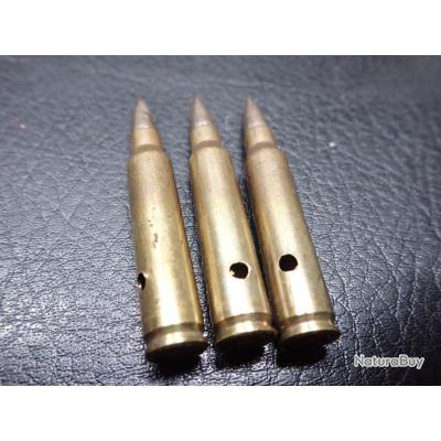 223 Remington M16 USA Vietnam - Inerte De Manipulation - étui Laiton 6 Flutes   Lake City 1969