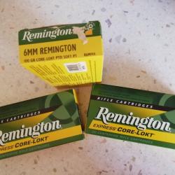 6mm Remignton Core-Lokt 100gr