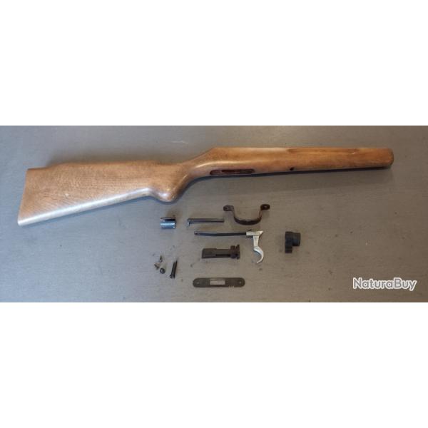 Lot de pices Carabine Voere 22LR monocoup