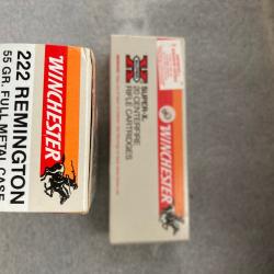 Boites Cartouches 222R Winchester X SUPER MATCH