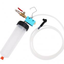 Pompe remplacement liquide de frein 300 cc plastique métal noir blanc bleu pratique universelle