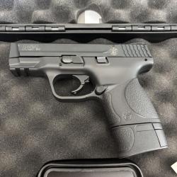 Pistolet Smith & Wesson m&p 9c PAK + 2 chargeurs de 15 coups