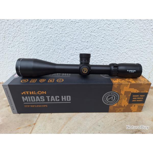 Lunette Athlon Midas TAC HD 6-24x50 FFP