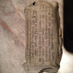 pansement allemand daté 1943 ,emballage non ouvert