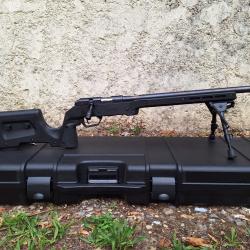 Carabine CZ 457 custom avec chassis MDT XRS