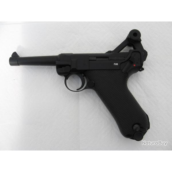 Pistolet P08 CO2 Blowback calibre 4,5 mm billes d'acier BBs Umarex Legend rfrence 5.8142 "NEUF"