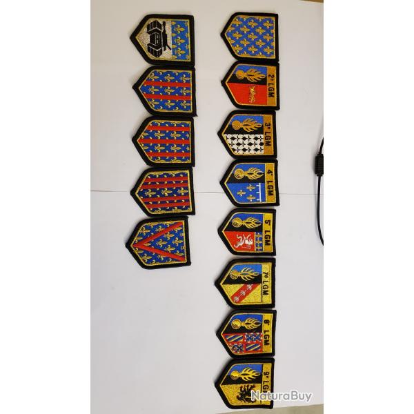 Lot 13 Écussons légion gendarmerie mobile