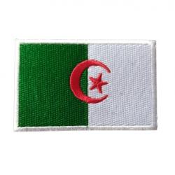 Patch Drapeau - Algerie - velcro - Livraison gratuite