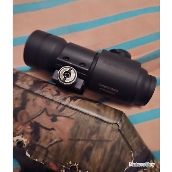 Vend aimpoint compactc3 2moa d occasion avec collier de montage et rail 500e