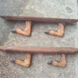 Support fusil Pattes de chevreuil