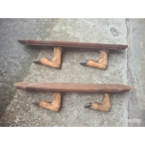Support fusil Pattes de chevreuil