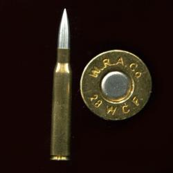 .28 Winchester CF XPL 1912  - TRES RARE - marquage : W.R.A.Co. 28 W.C.F. et R sur l'étui